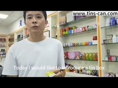 Kerstmis Als thema gehad Bal Gevormd Bulkkerstmistin 70mm Dia For Holiday Gift Promotion