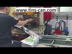 Kerstmis Als thema gehad Bal Gevormd Bulkkerstmistin 70mm Dia For Holiday Gift Promotion